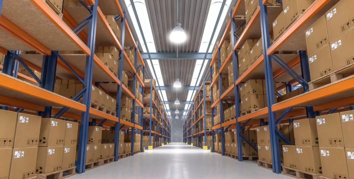 warehouse indoor view