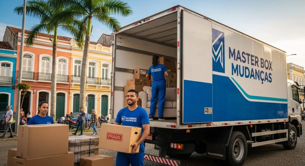 cotacao de mudanca: profissionais realizando uma mudança residencial